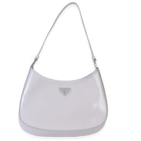 Prada Grey Spazzolato Medium Cleo Bag Handbag fv