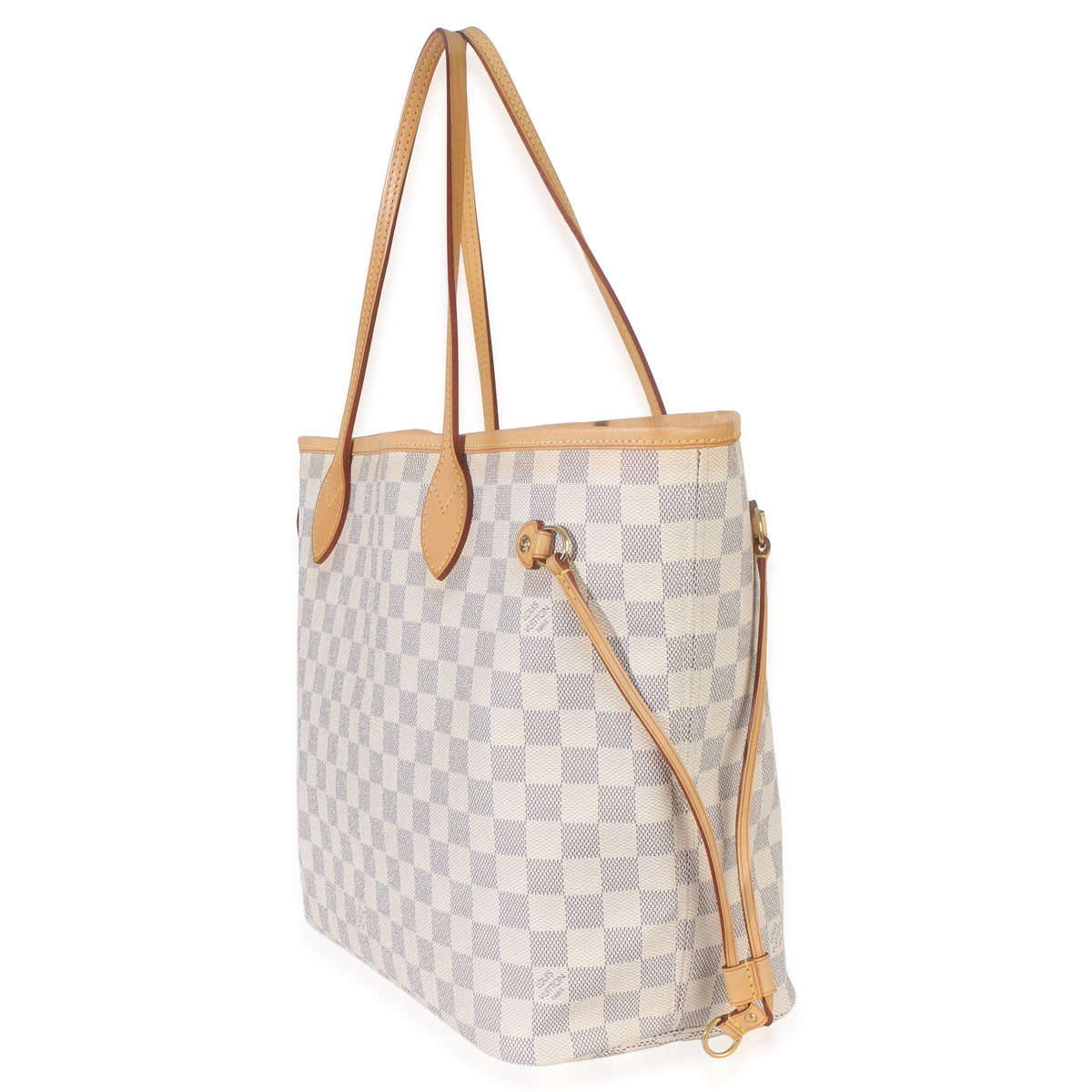 Louis Vuitton Damier Azur Canvas Neverfull MM Handbag 2