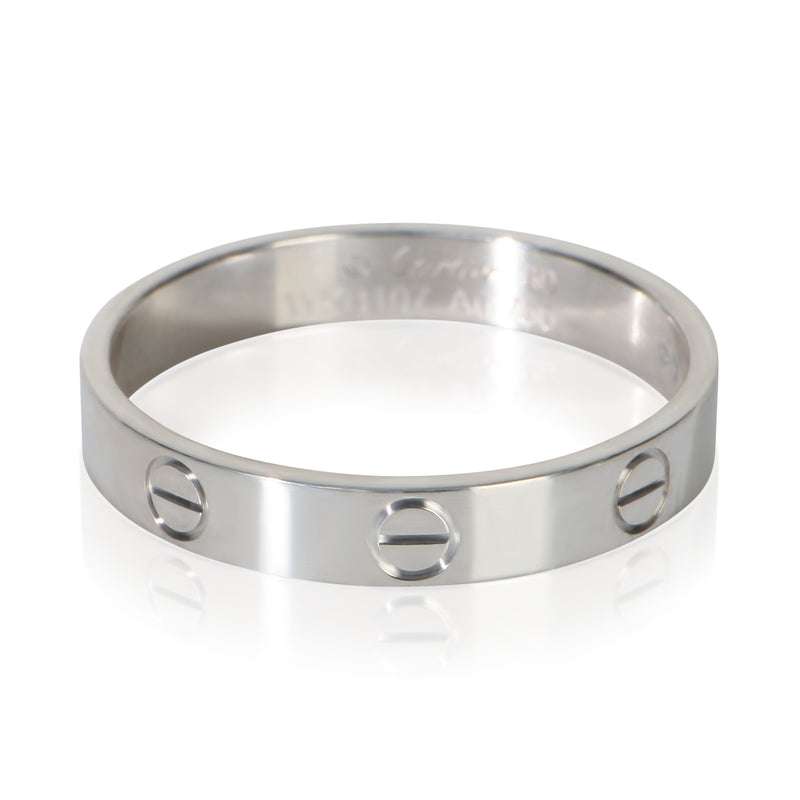 Cartier White Gold  Small Model Love Ring fv