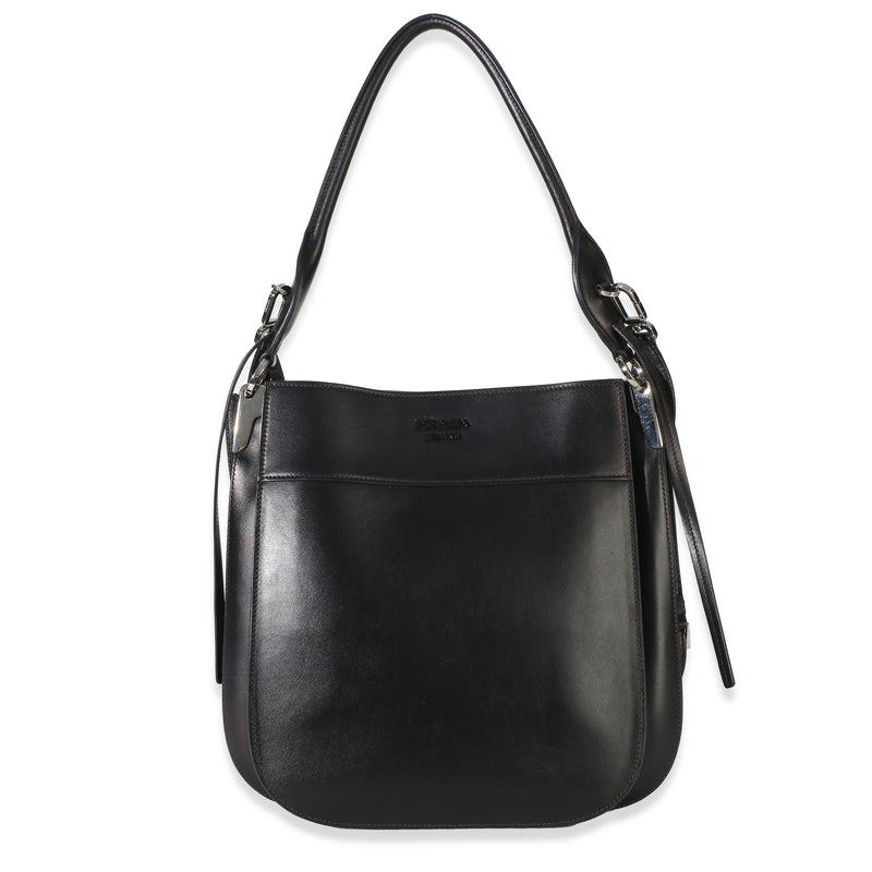 Prada Black Calfskin City Small Margit Bag Handbag id