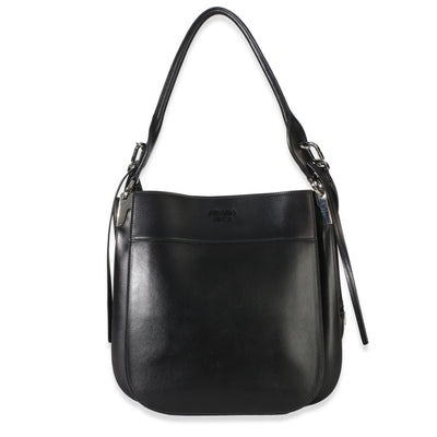 Prada Black Calfskin City Small Margit Bag Handbag id