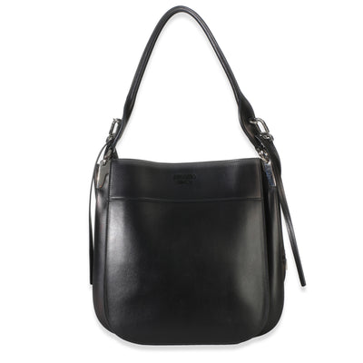 Prada Black Calfskin City Small Margit Bag Handbag fv