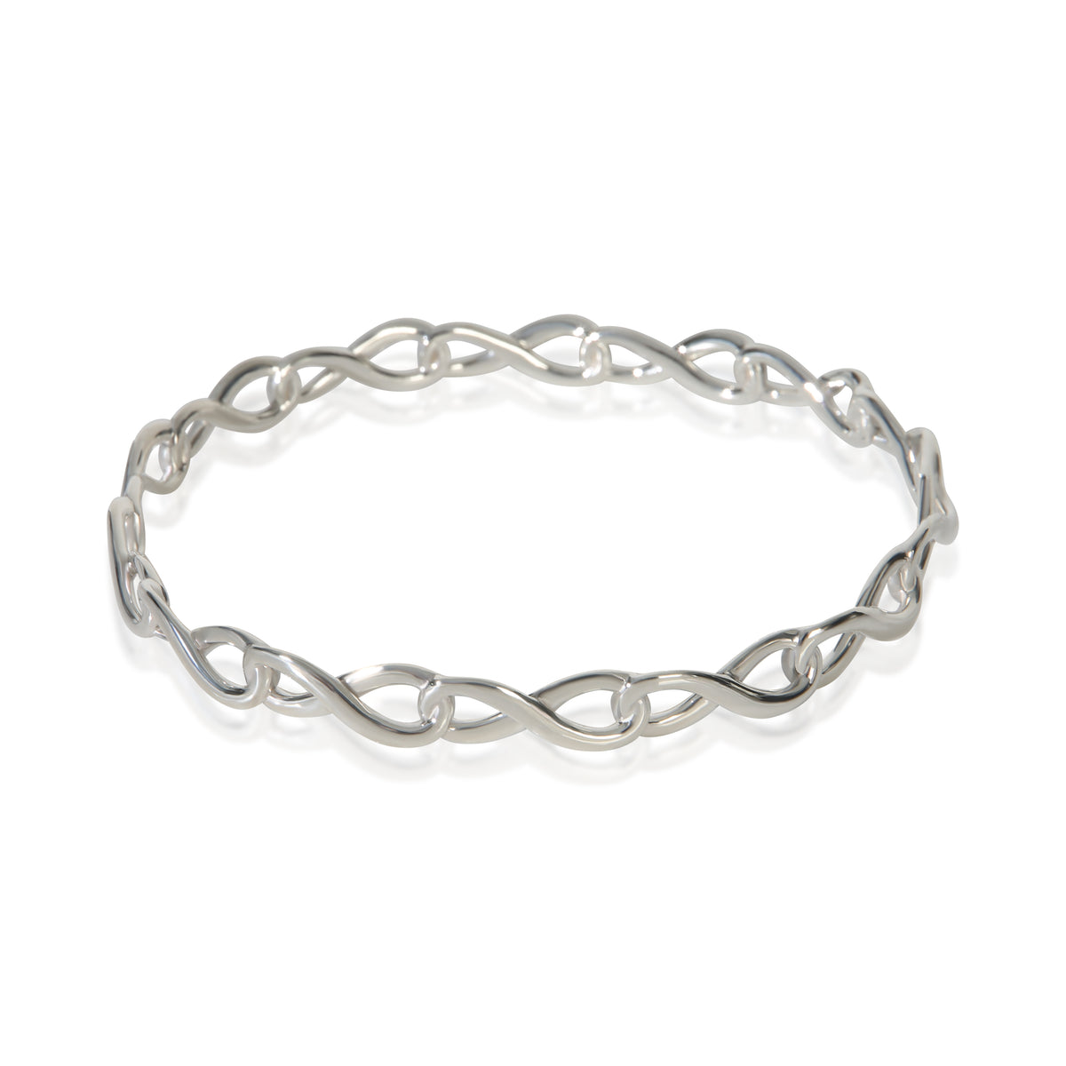 Tiffany & Co. Sterling Silver  Infinity Bracelet 2