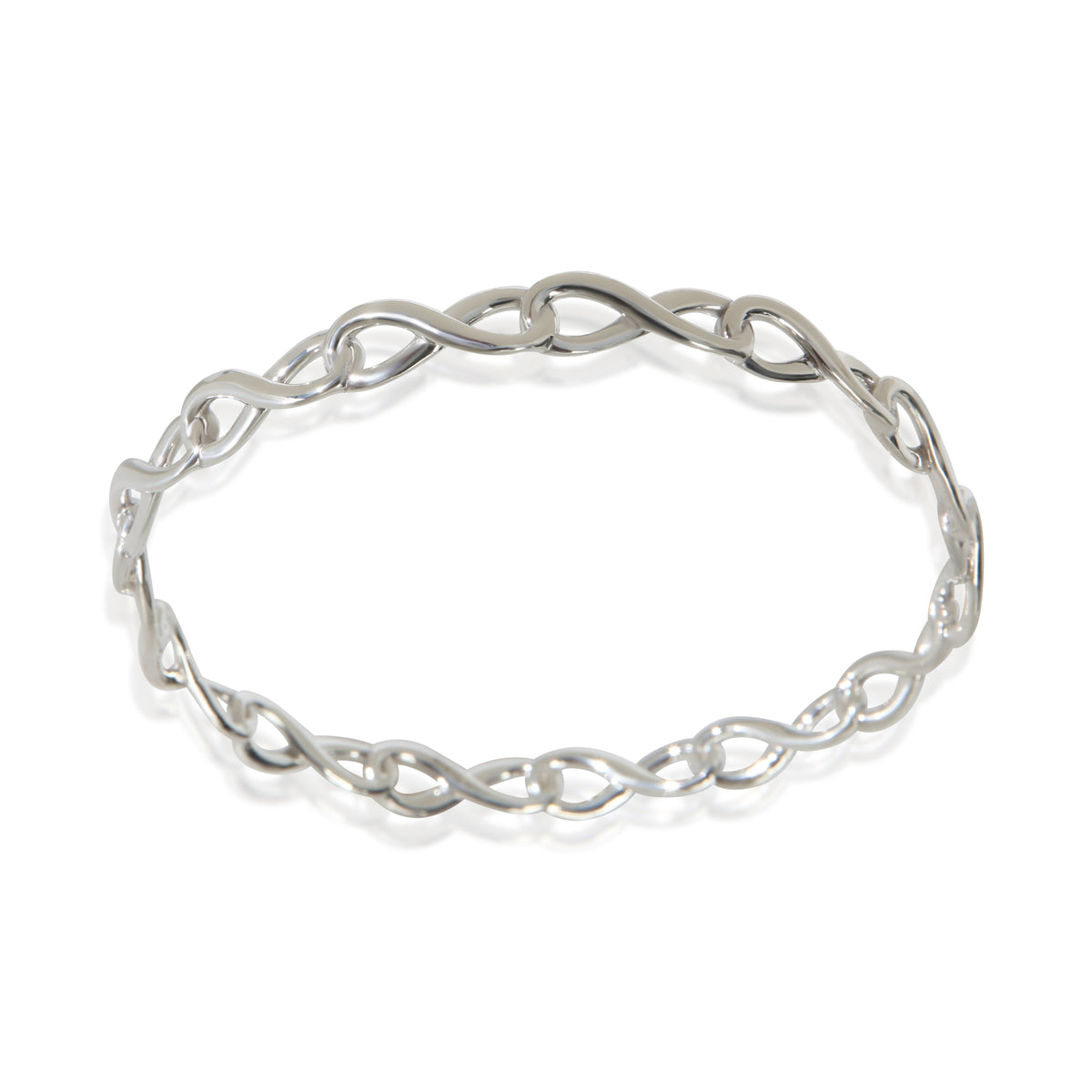 Tiffany & Co. Sterling Silver  Infinity Bracelet 3