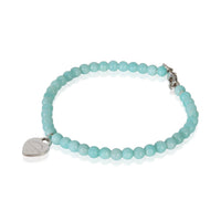 Tiffany & Co. Sterling Silver Amazonite Return To Tiffany Bracelet 2