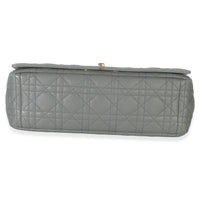 Christian Dior Grey Supple Calfskin Cannage Medium Caro Chain Bag Handbag 5