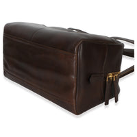 Prada Cocoa Brown Antiqued Calfskin Large Carry Shoulder Bag Handbag 6