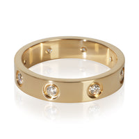 Cartier Yellow Gold Diamond Small Model Love Ring 3