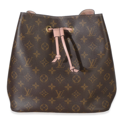 Louis Vuitton Rose Poudre Monogram Canvas NeoNoe MM Handbag fv