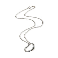 Tiffany & Co. Sterling Silver  Vintage Elsa Peretti Open Heart Pendant 3