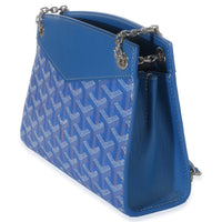 Goyard Blue ine Canvas  Mini Rouette Structure Handbag 2