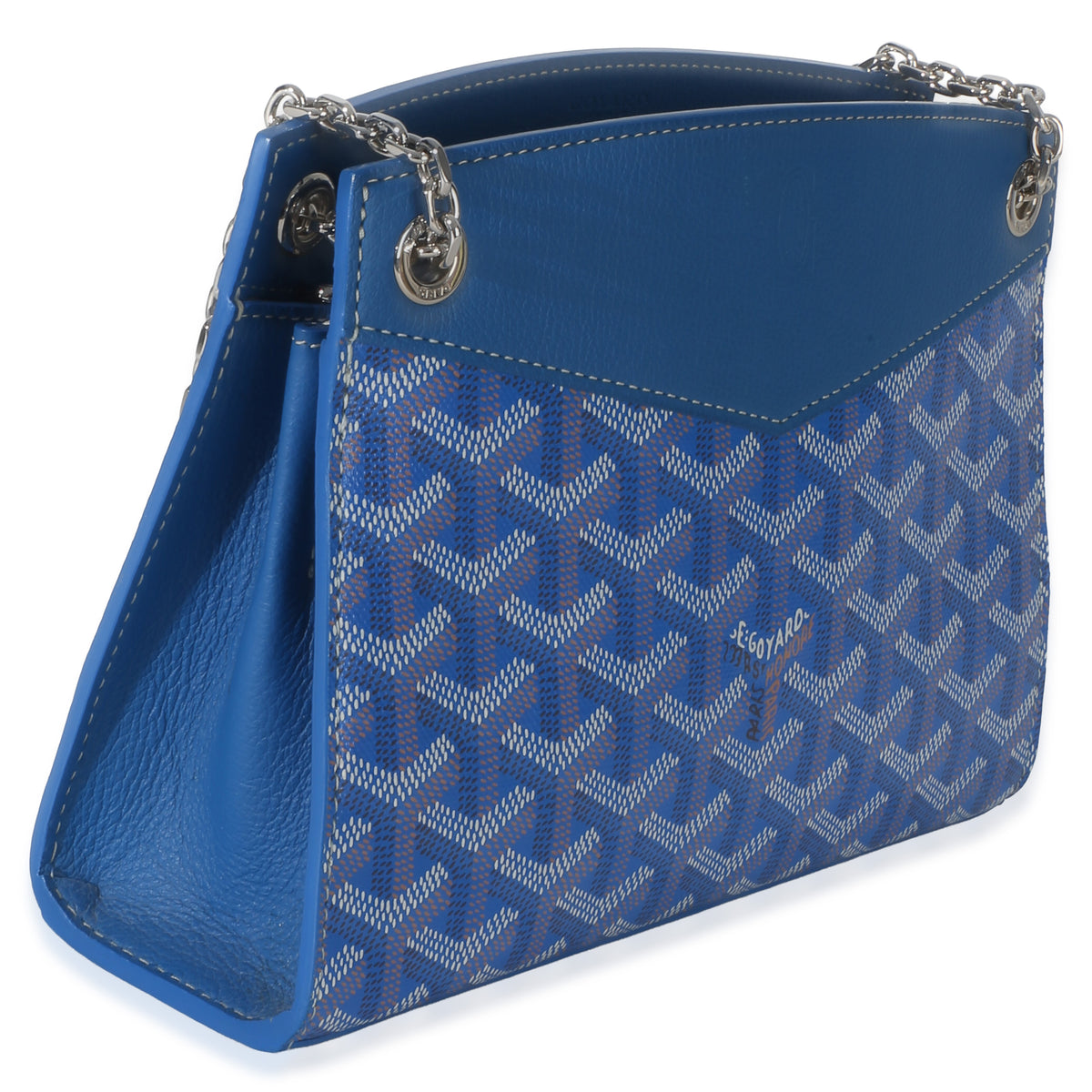 Goyard Blue ine Canvas  Mini Rouette Structure Handbag 3