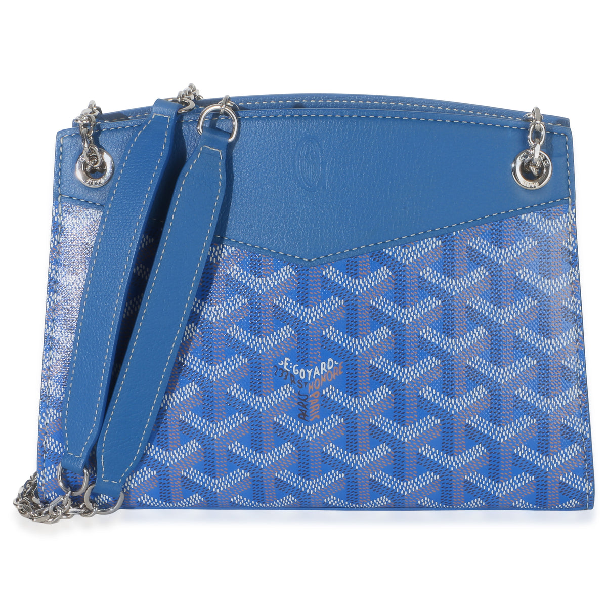 Goyard Blue ine Canvas  Mini Rouette Structure Handbag 5