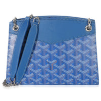 Goyard Blue ine Canvas  Mini Rouette Structure Handbag 5