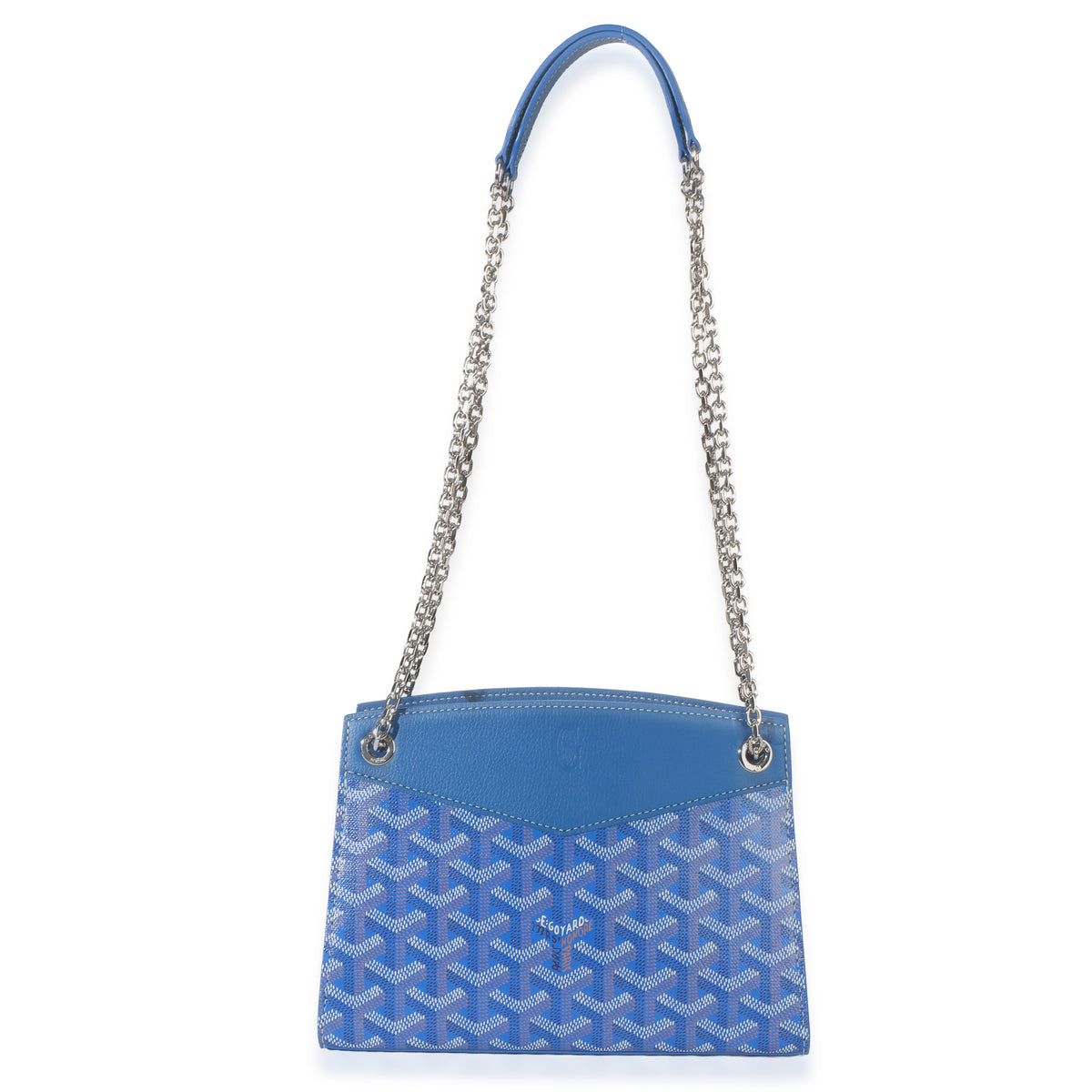 Goyard Blue ine Canvas  Mini Rouette Structure Handbag 9