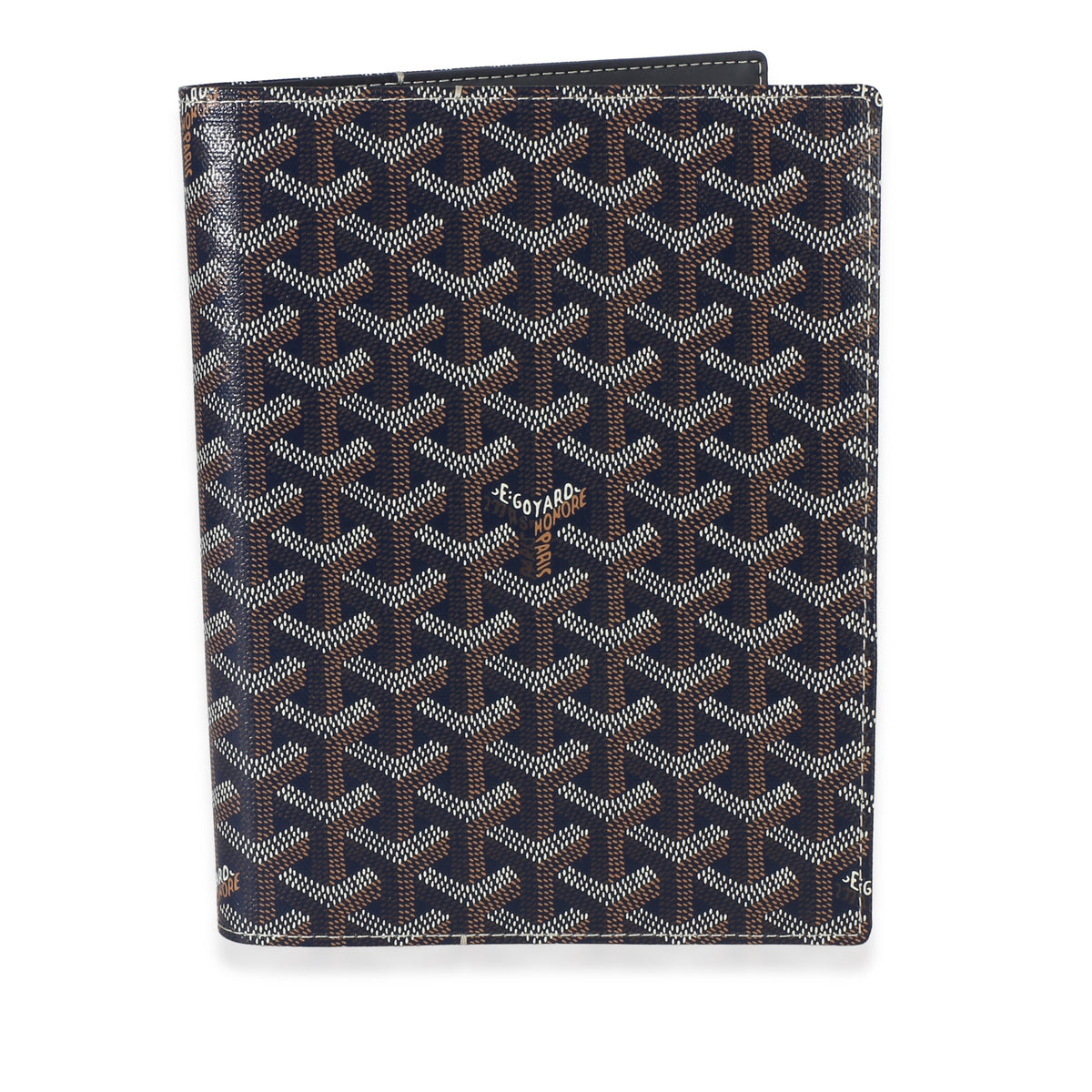 Goyard Navy ine Canvas Couverture Castiglione Document Cover id