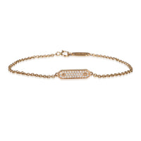 Tiffany & Co. Rose Gold Diamond ID Bracelet fv