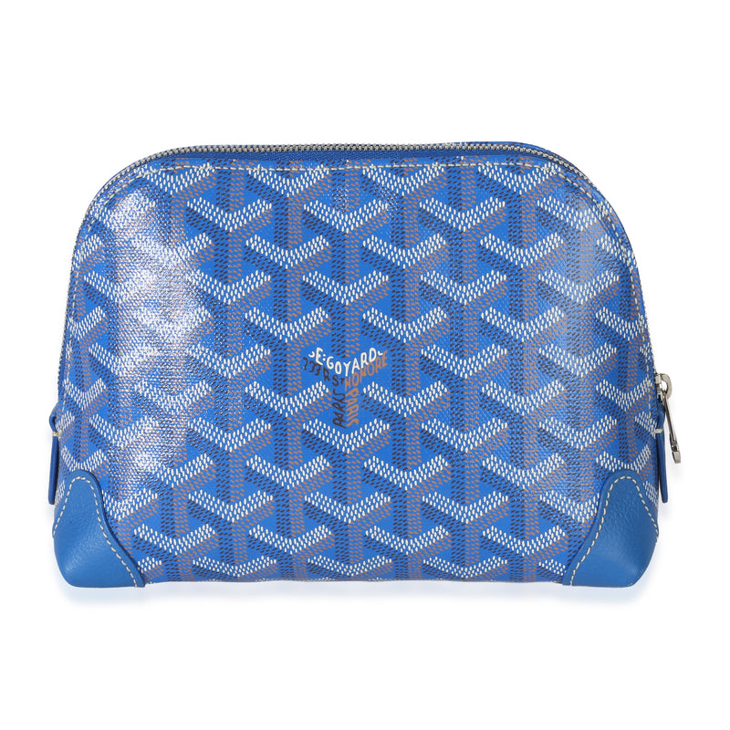 Goyard Blue ine Canvas Vendome Cosmetic Pouch Handbag id
