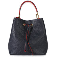 Louis Vuitton Marine Rouge Monogram Empreinte NeoNoe MM Handbag id