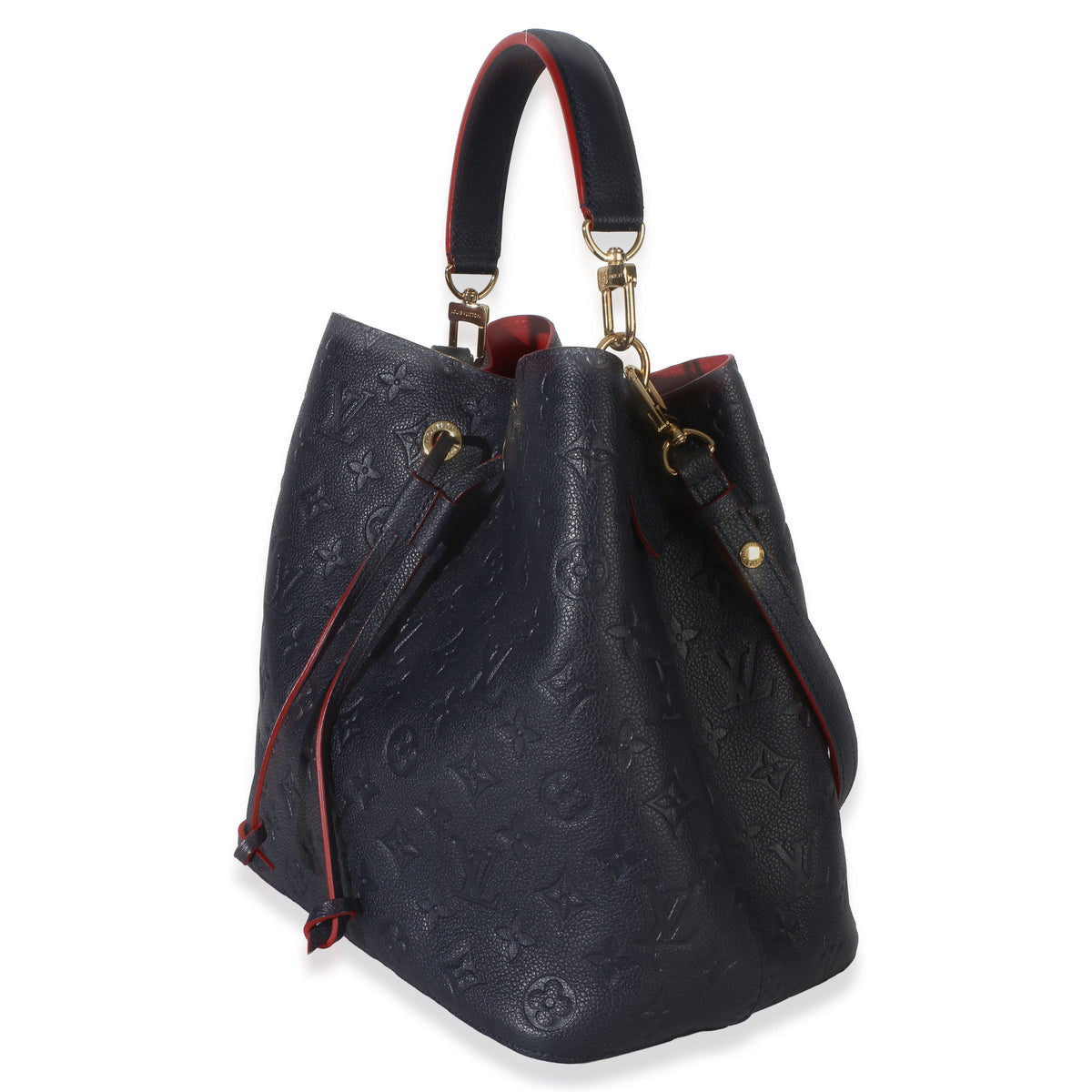 Louis Vuitton Marine Rouge Monogram Empreinte NeoNoe MM Handbag 2