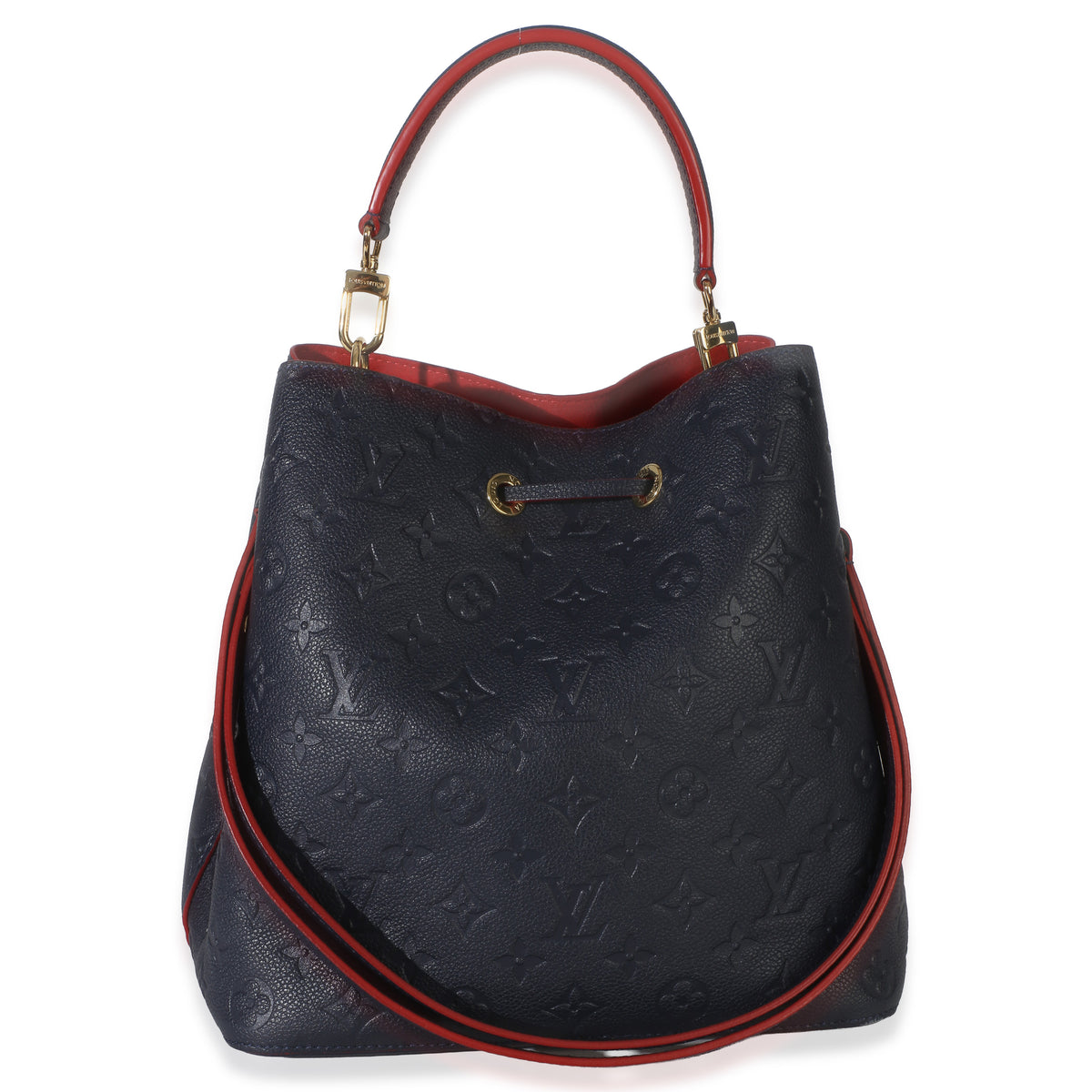 Louis Vuitton Marine Rouge Monogram Empreinte NeoNoe MM Handbag 4