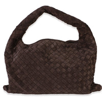 Bottega Veneta Fondant Intrecciato Suede Small Hop Handbag id