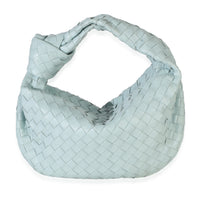 Bottega Veneta Teal Washed Nappa Intrecciato Teen Jodie Handbag id