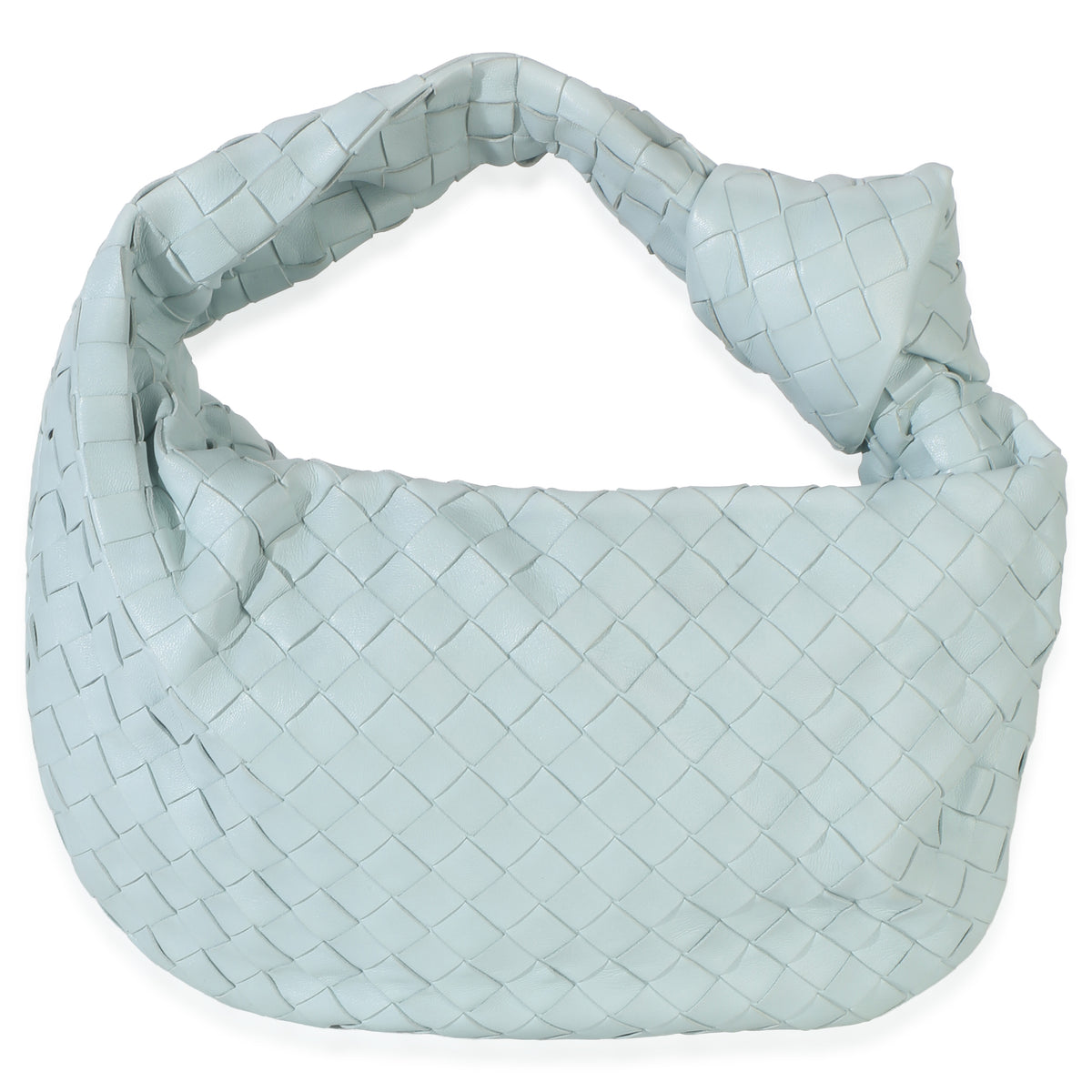 Bottega Veneta Teal Washed Nappa Intrecciato Teen Jodie Handbag 4