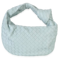 Bottega Veneta Teal Washed Nappa Intrecciato Teen Jodie Handbag 4
