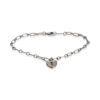 Tiffany & Co. Sterling Silver  Heart Lock Bracelet fv