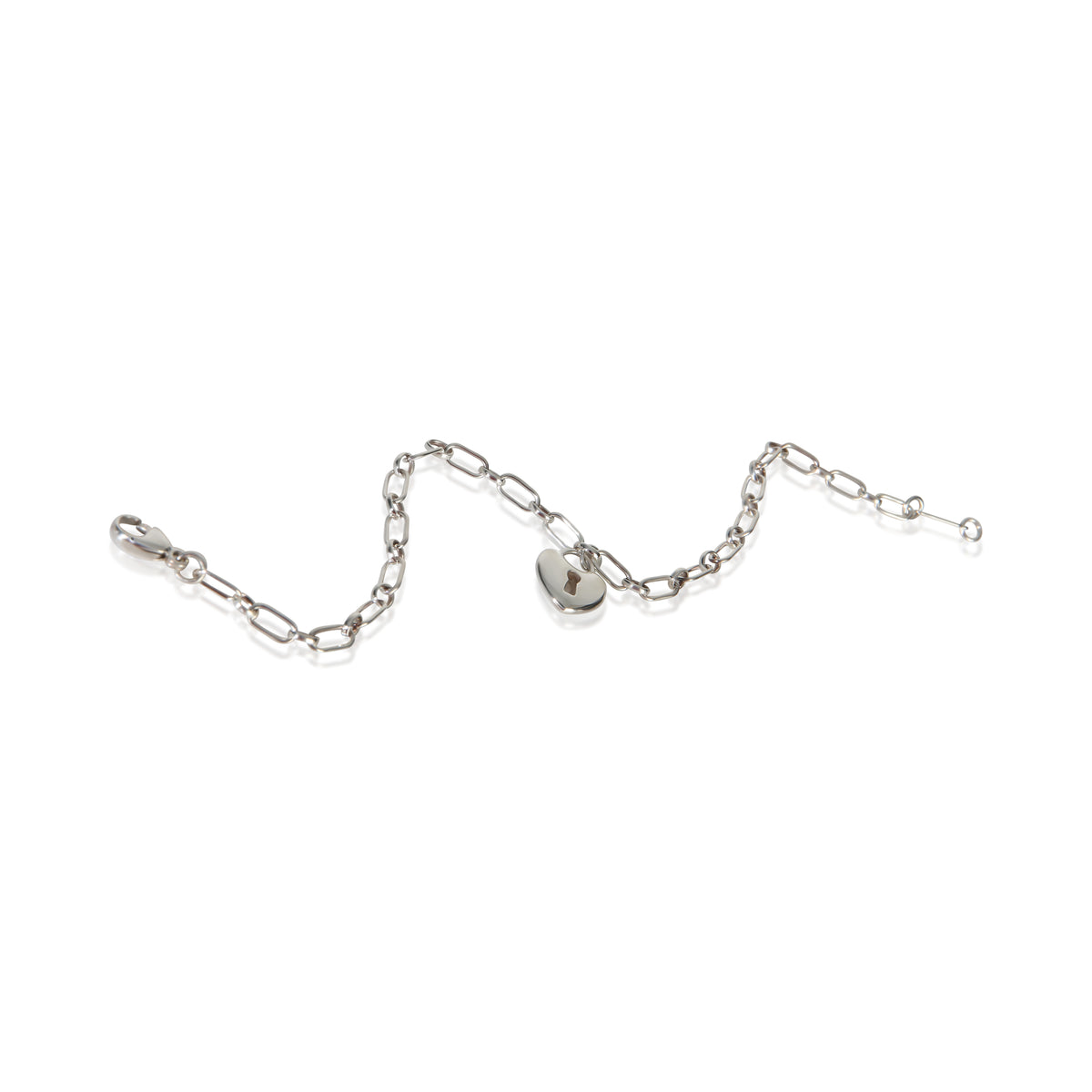 Tiffany & Co. Sterling Silver  Heart Lock Bracelet 4