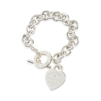 Tiffany & Co. Sterling Silver Diamond Return To Tiffany Bracelet