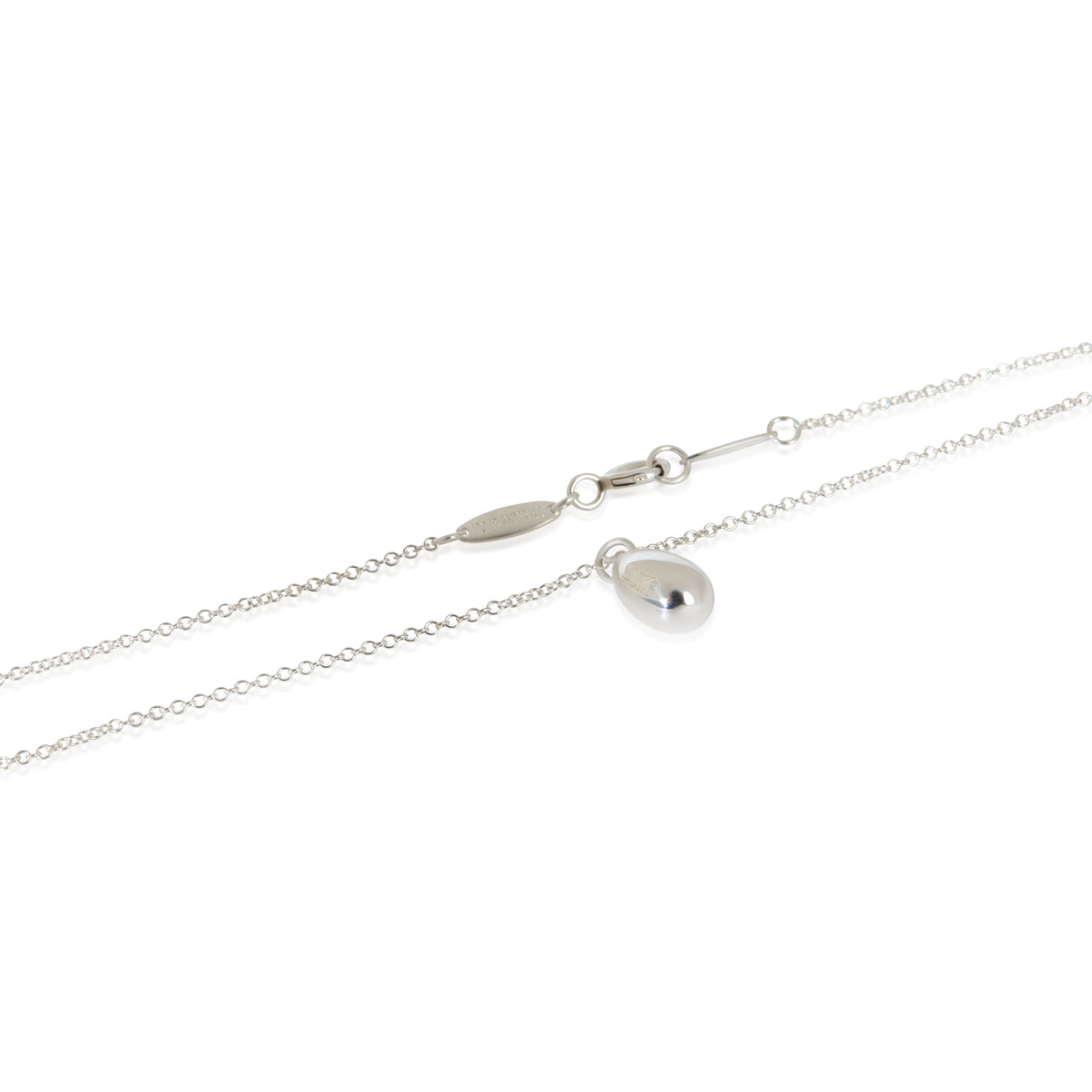 Tiffany & Co. Sterling Silver  Elsa Peretti Teardrop Pendant 2