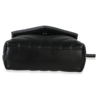 Saint Laurent Black Monochrome Calfskin Y Quilted Toy Loulou Crossbody Handbag 5