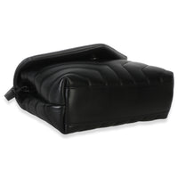 Saint Laurent Black Monochrome Calfskin Y Quilted Toy Loulou Crossbody Handbag 6