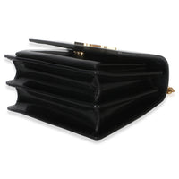 Saint Laurent Black Patent Monogram Small Sunset Bag Handbag 6