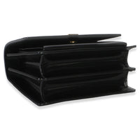 Saint Laurent Black Patent Monogram Small Sunset Bag Handbag 7