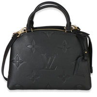Louis Vuitton Black Monogram Giant Empreinte Petit Palais Handbag id
