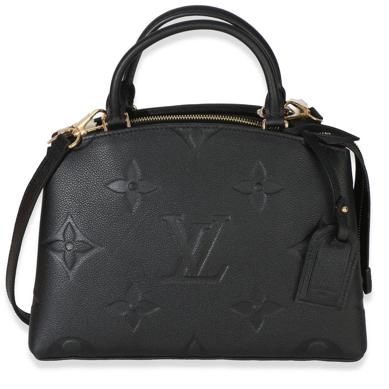 Louis Vuitton Black Monogram Giant Empreinte Petit Palais Handbag id