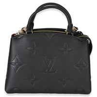 Louis Vuitton Black Monogram Giant Empreinte Petit Palais Handbag 4