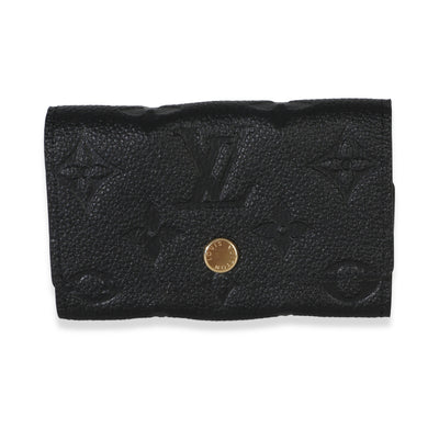 Louis Vuitton Black Empreinte Multicles 6 Key Holder Wallet id