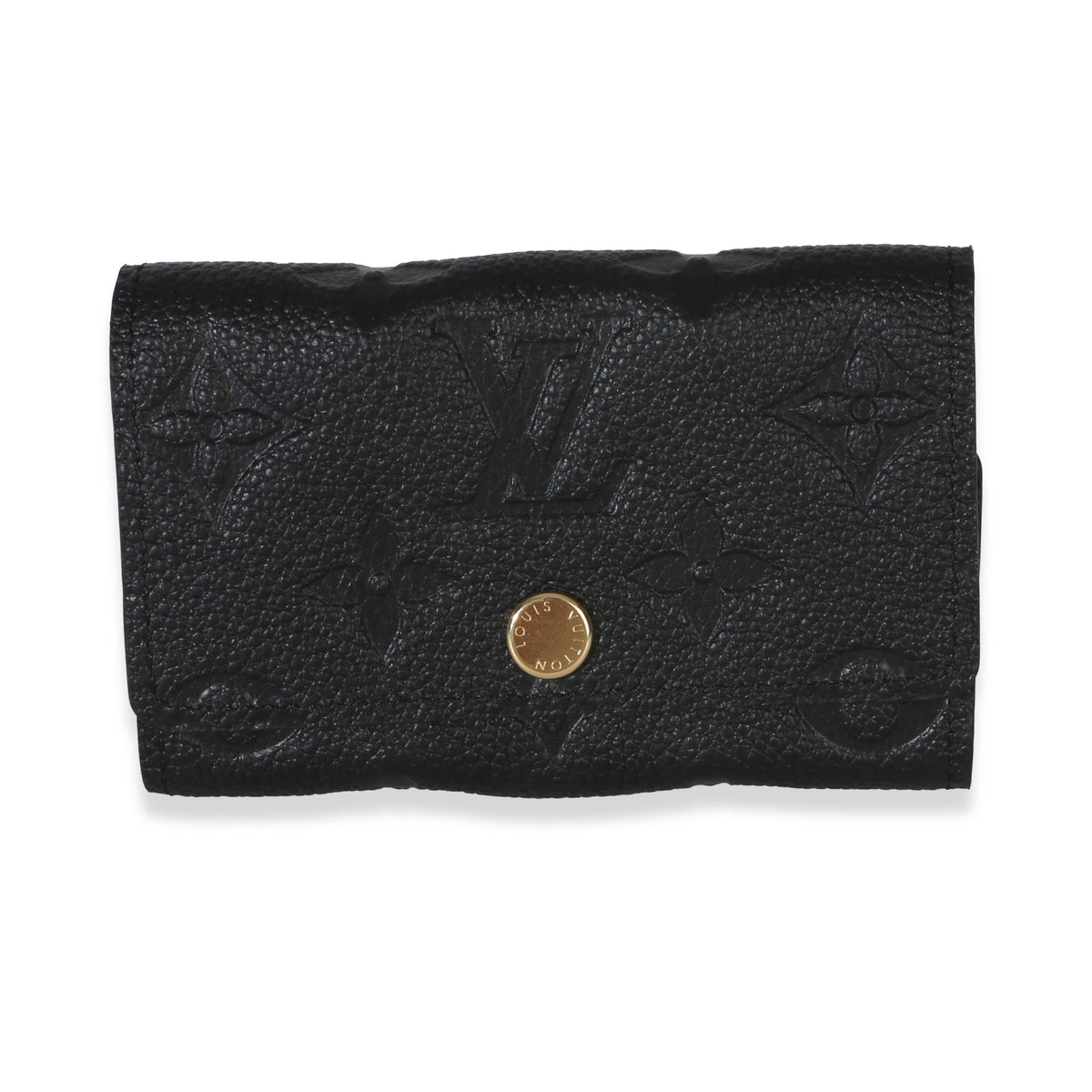 Louis Vuitton Black Empreinte Multicles 6 Key Holder Wallet id