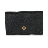 Louis Vuitton Black Empreinte Multicles 6 Key Holder Wallet id