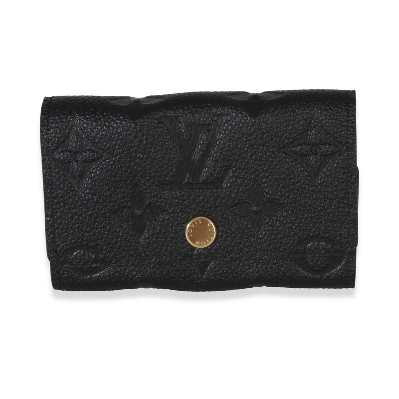 Louis Vuitton Black Empreinte Multicles 6 Key Holder Wallet id