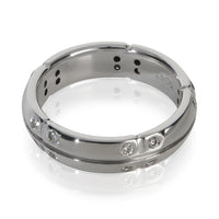Tiffany & Co. White Gold Diamond Streamerica Band 2