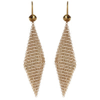 Tiffany & Co. Yellow Gold  Elsa Peretti Mesh Earrings fv