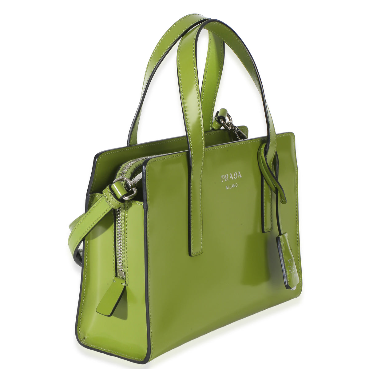 Prada Green Brushed Leather Mini Re Edition 1995 Mini Bag Handbag 3
