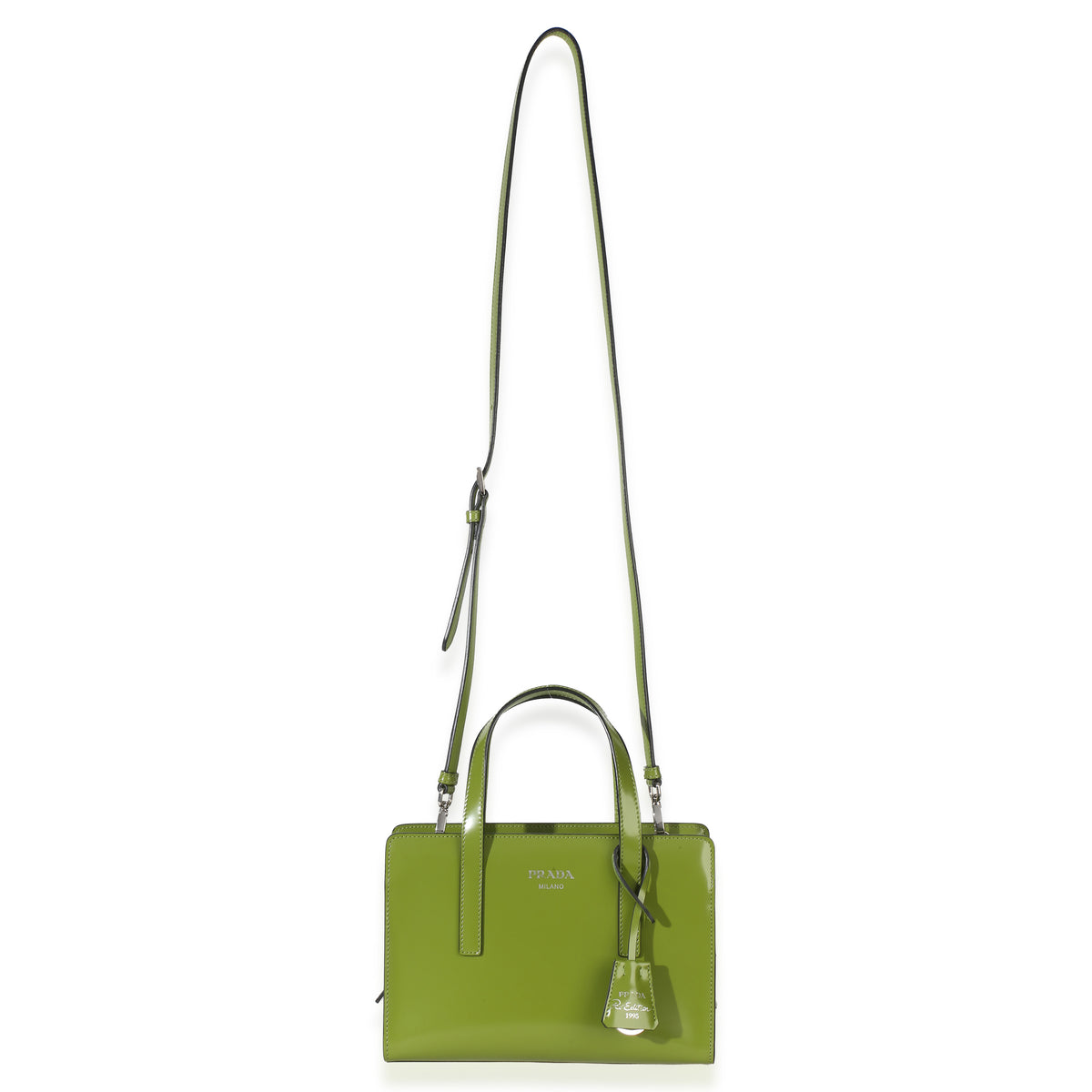 Prada Green Brushed Leather Mini Re Edition 1995 Mini Bag Handbag 8