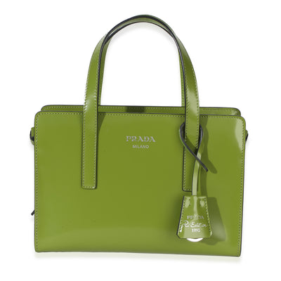 Prada Green Brushed Leather Mini Re Edition 1995 Mini Bag Handbag fv