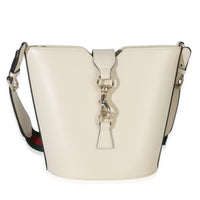 Gucci White Tritone Calfskin Ophidia Web Mini Bucket Bag Handbag id